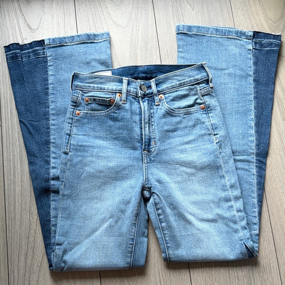 GAP High-Waisted 70s flare jeans
